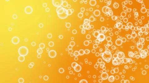 Flickering  Bubbles sparkling look like orange soda Particles random motion a Video stock 63750664