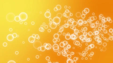 Flickering  Bubbles sparkling look like orange soda Particles random motion a Video stock 63750677