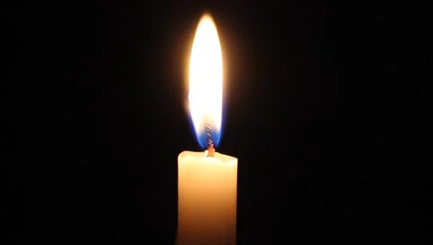 Flickering candle Stock Footage 5166185