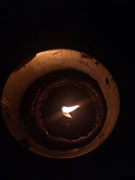 Flickering Candle Stock Photos