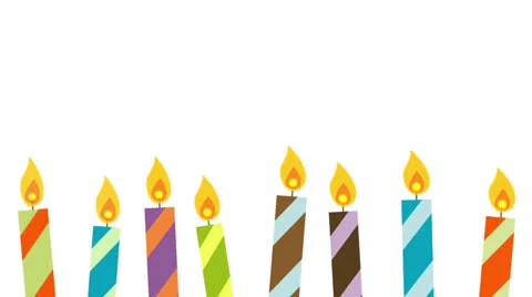 Flickering Candles with Copy Space &amp; Alpha 4K Ultra HD Vidéo 23485651