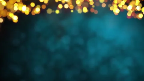 Flickering christmas lights Stock Footage 250447698