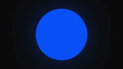 Flickering circle animation Stock Footage 242487123
