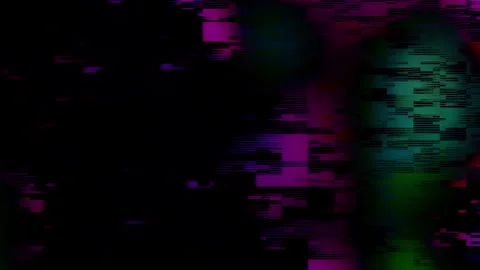 Flickering Colored Digital Pixels Glitch Damage Abstract Background Stock Footage 140663300
