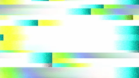 Flickering Colored Digital Pixels Glitch Damage Abstract Bright Background Stock Footage 148125535