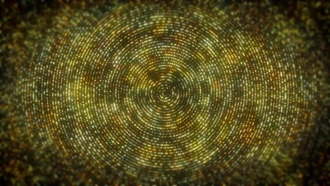 Flickering Concentric Circles Streaming Background Stock Footage 224111999