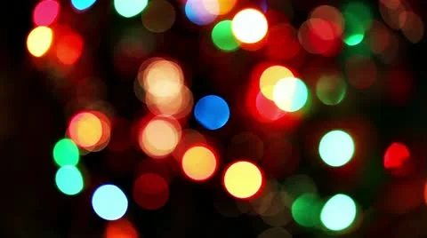 Flickering defocused lights Video stock 12527107