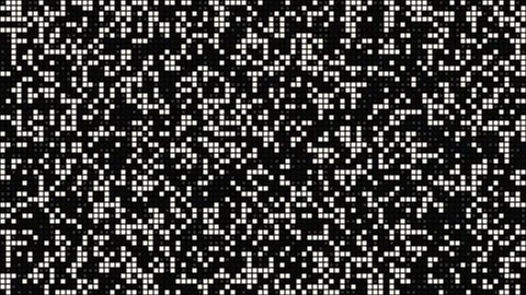 Flickering digital noise pattern creating an abstract background Stock Footage 335875006