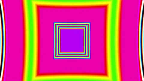 Flickering distorted colorful square screen vj loop Stock Footage 240325266
