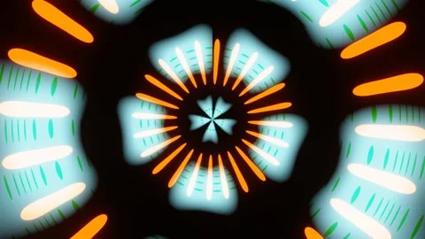 Flickering divergent rays in the clouds Stock-Footage 173534686