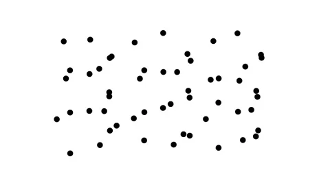 Flickering dots pattern Stock Footage 203610859