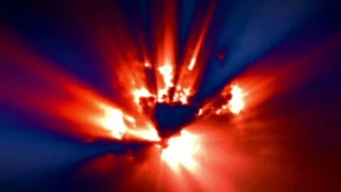 Flickering Energy Background Stock-Footage 118208049