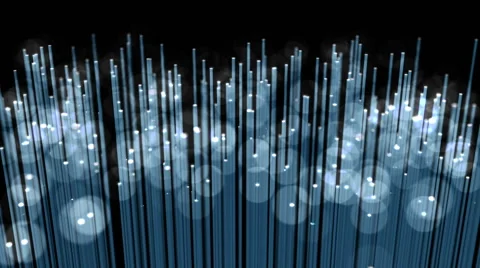 Flickering Fiber Optics Stock Footage 44411513