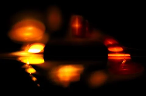 Flickering fires Stock Illustration