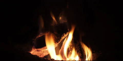 Flickering Fire Stock Footage ~ Royalty Free Stock Videos | Pond5