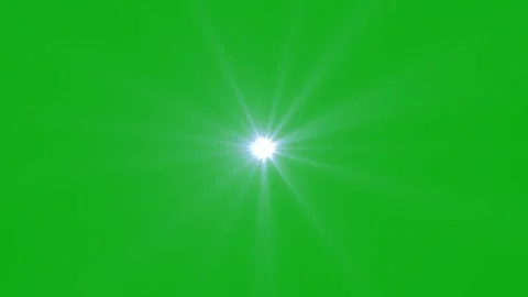 Flickering flare motion graphics with green screen background Stock Footage 337783229