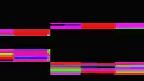 Flickering glitch stripes on the screen. Stock Footage 108618270
