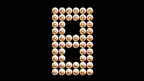 Flickering Glowing Lamp Numbers, countdown. Video stock 106337177