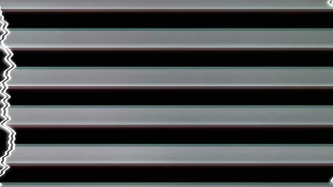 Flickering horizontal bands pattern and tv static over color gradient Stock Footage 233433495