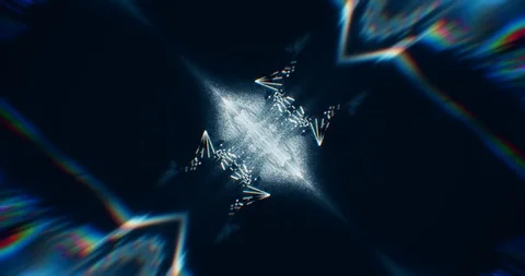 Flickering Light. Abstract Motion. VJ Loop Stock Footage 122367739