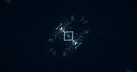 Flickering Light. Abstract Motion. VJ Loop Stock Footage 122367758