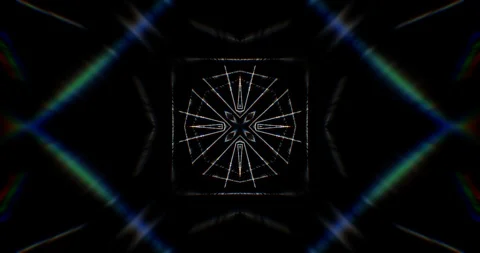 Flickering Light. Abstract Motion. VJ Loop Stock Footage 122370859