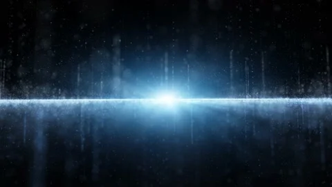 Flickering light shining digital technology cyberspace network Stock Footage 229846856