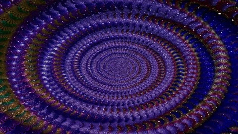 Flickering light swirl background, circular spiral flower pattern 스톡 동영상 140291883