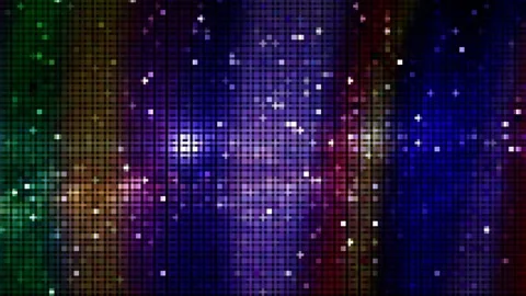 Flickering light swirl background, circular spiral flower pattern Stock Footage 140393997