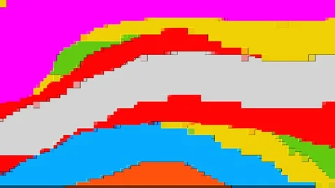 Flickering light swirl background, circular spiral flower pattern Stock Footage 140394111