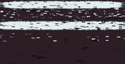 Flickering Lines Digital Pixels Glitch Damage Abstract Background Stock Footage 148051338