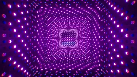 Flickering Multiple Lamps Tunnel Vidéo 339631325