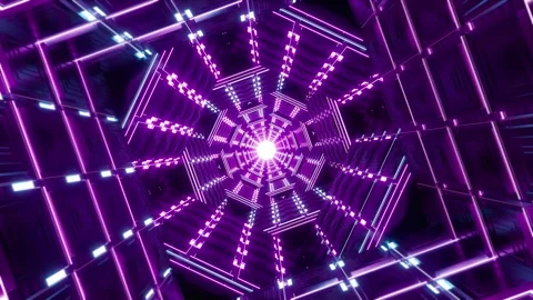 Flickering neon light structure vj loop Stock Footage 240319696