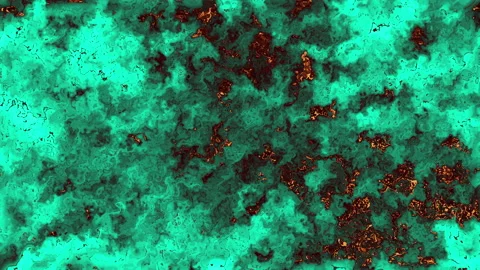 Flickering orange paint on a blue background Stock Footage 134824631