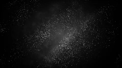 Flickering Particles, random motion of particles.On beatiful relaxing Background Stock Footage 113354109