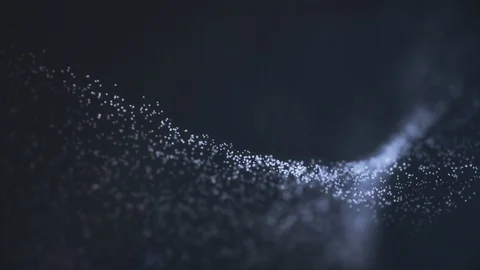 Flickering Particles, random motion of particles.On beatiful relaxing Background Stock Footage 115597253