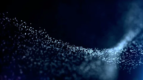 Flickering Particles, random motion of particles.On beatiful relaxing Background Stock Footage 115597461