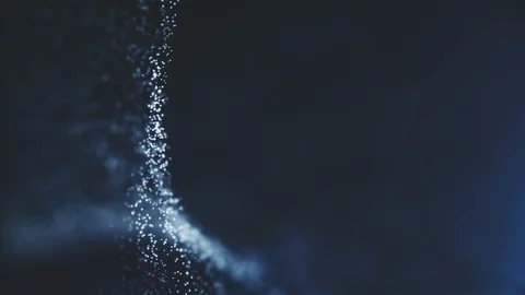 Flickering Particles, random motion of particles.On beatiful relaxing Background Stock Footage 115598255