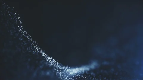 Flickering Particles, random motion of particles.On beatiful relaxing Background Stock Footage 115598436