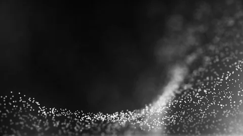 Flickering Particles, random motion of particles.On beatiful relaxing Background Stock Footage 115598767