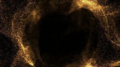 Flickering Particles, random motion of particles.On beatiful relaxing Background Stock Footage 116903636