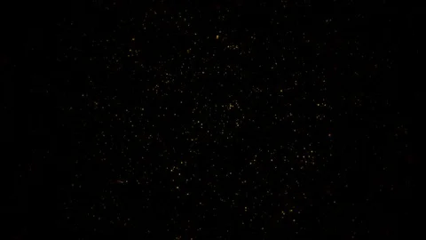 Flickering Particles, random motion of particles.On beatiful relaxing Background Stock Footage 119525122