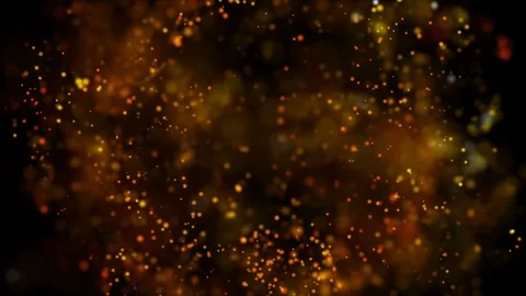 Flickering Particles, random motion of particles.On beatiful relaxing Background Stock Footage 120303853