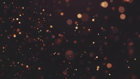 Flickering Particles, random motion of particles.On beatiful relaxing Background Stock Footage 125919747