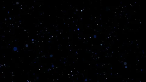 Flickering Particles, random motion of particles.On beatiful relaxing Background Stock Footage 126837837