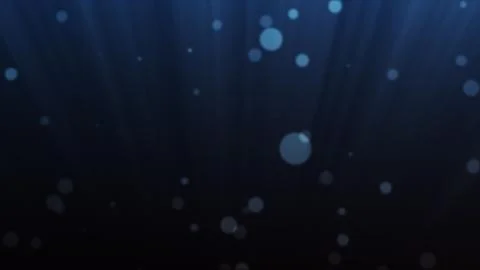 Flickering Particles, random motion of particles, 3d illustration Stock Illustration