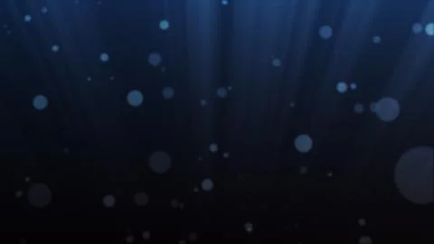 Flickering Particles, random motion of particles, 3d illustration Stock Illustration