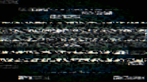 Flickering Pixel Digital Damage Noise Signal Screen Abstract Background Stock Footage 127605390