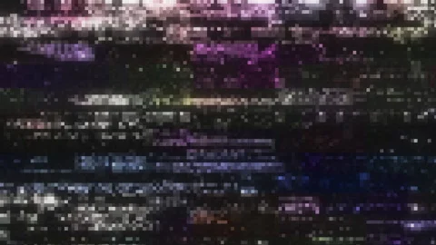 Flickering Pixel Digital Noise Distorted Glitch Screen Abstract Background Stock Footage 139699718