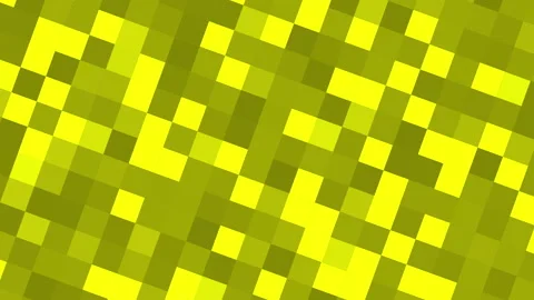 Flickering Pixel Square Blocks on Olive Abstract Background Stock Footage 341452872
